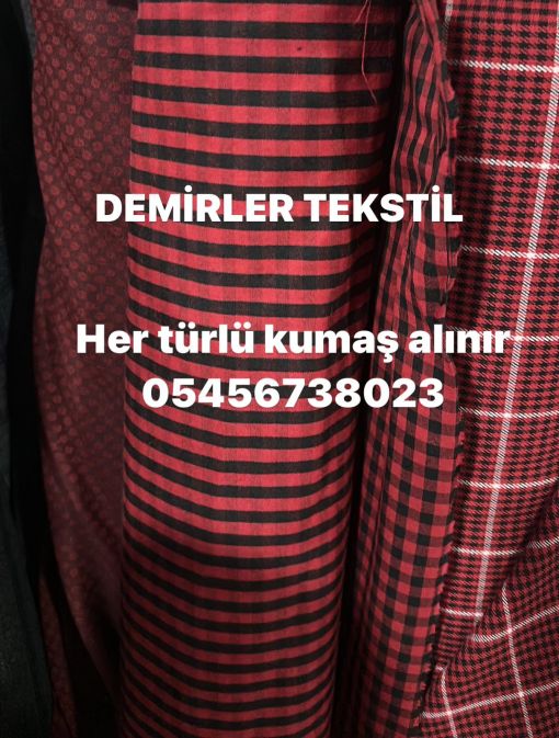  Demirler tekstil toptan kumaş, parti top kumaş ve parça kumaş alımı yapıyoruz.Her türlü parti malı kumaş alan firmamız İstanbul'da hizmet vermektedir.